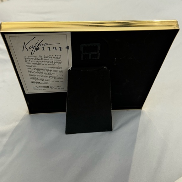 Kafka Screened Vintage Foil Etching Artwork 80’s 90’s Christmas Nativity Scene - Picture 9 of 9